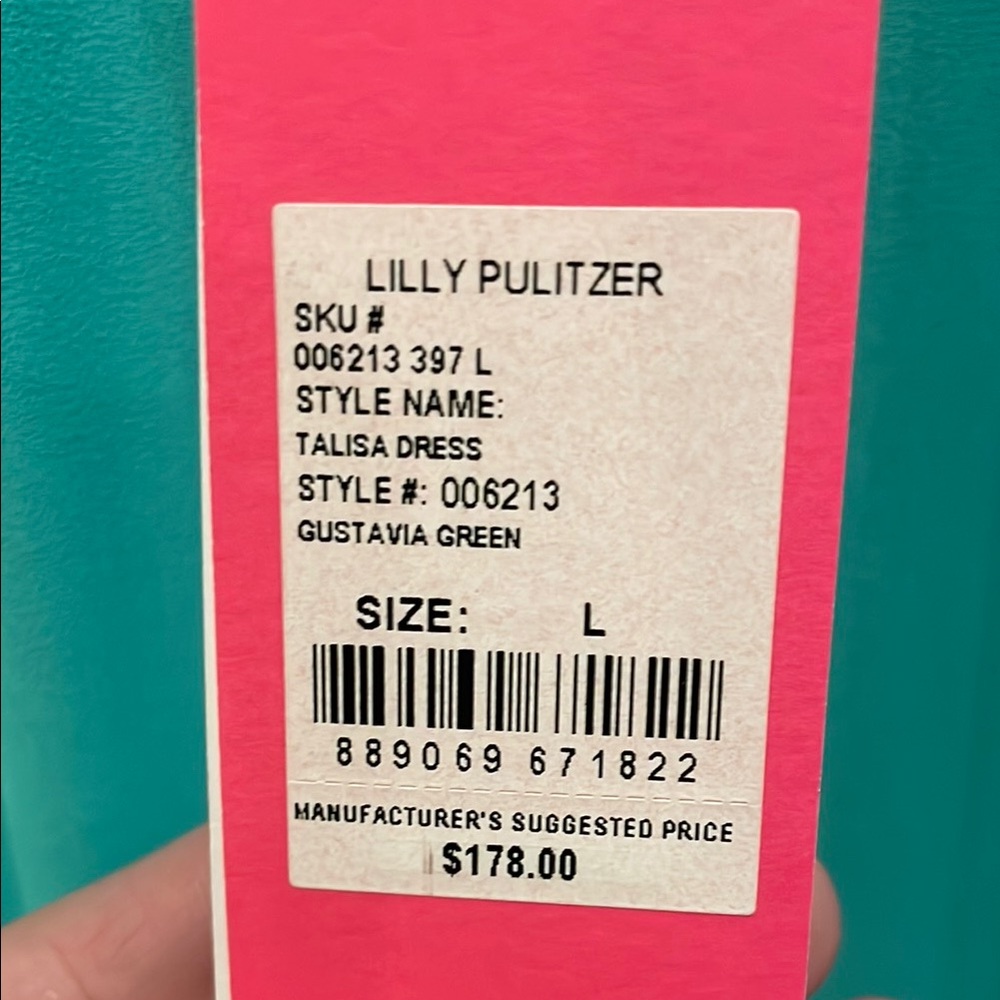 Lilly Pulitzer Turquoise Dress - Picture 2 of 6